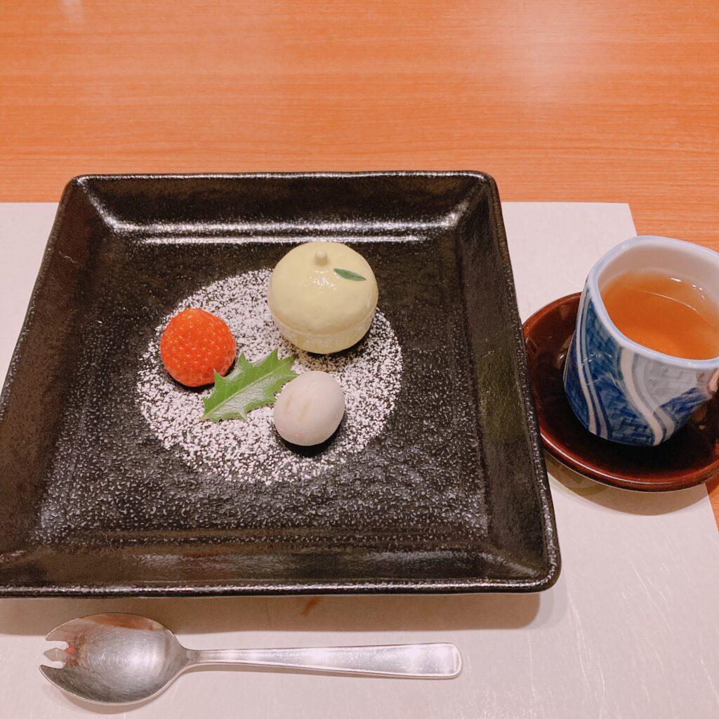 奈良屋　夕食　デザート